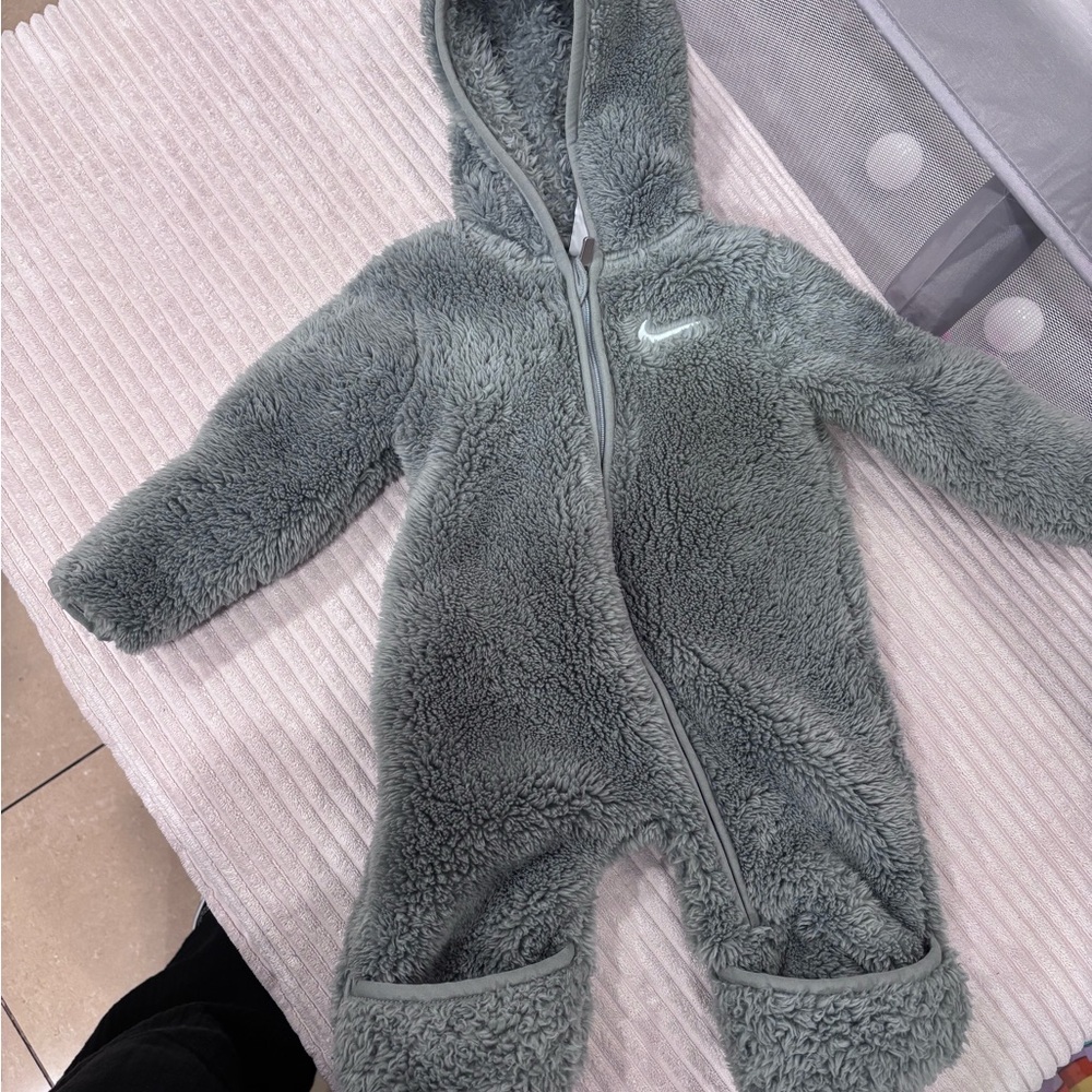 Nike Fuzzy Teal Kids Footie